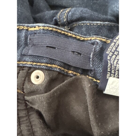 US Polo Assn. Straight Jeans Juniors 16 Blue Mid Rise Embroidered Logo Y2k - Picture 11 of 12